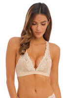 Biustonosz Wacoal EMBRACE LACE WA853291271 Plunge Underwire Bra Naturally  Nude / Ivory