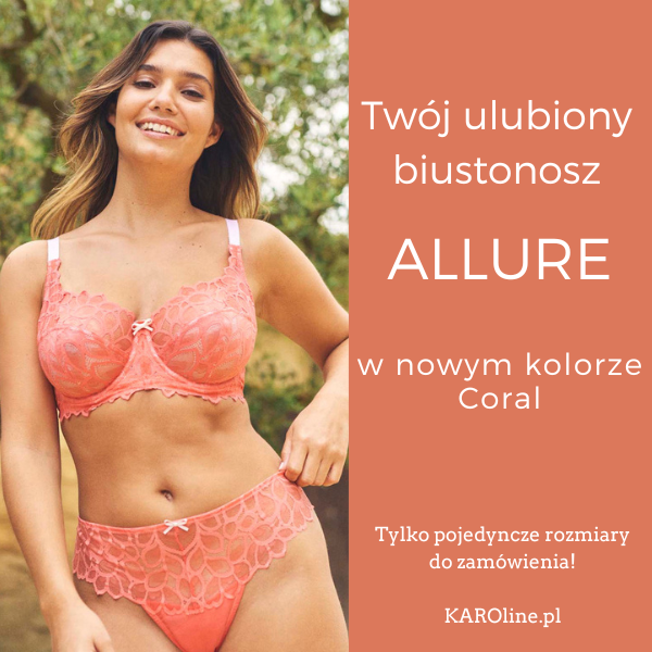 Bestsellerowy biustonosz Allure w nowym kolorze - ostatnie rozmiary do zamówienia!