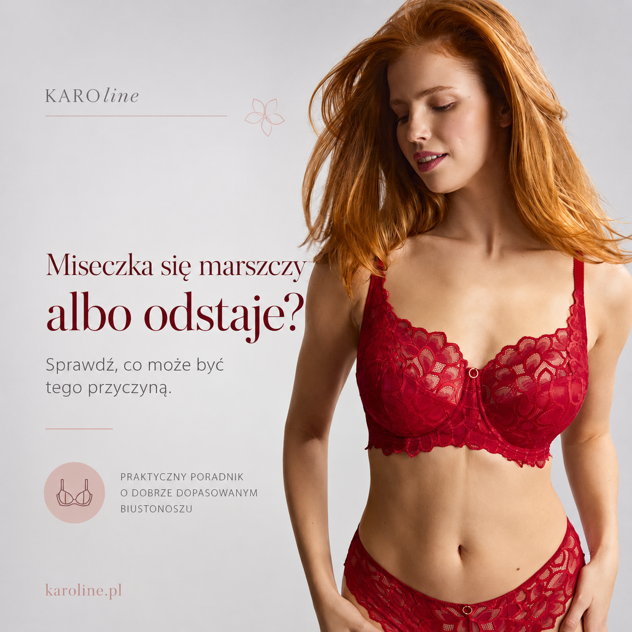 Dlaczego miseczka biustonosza się marszczy albo odstaje?