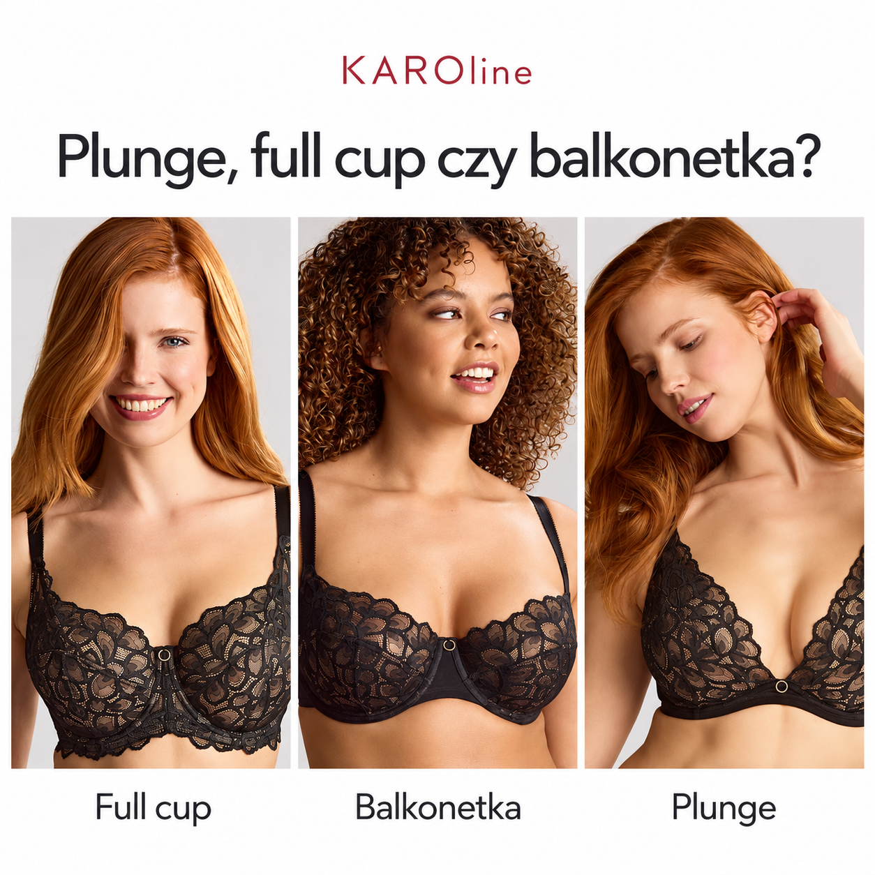 Rodzaje biustonoszy – czym różnią się plunge, full cup i balkonetka?