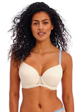 Biustonosz Freya OFFBEAT AA5450SOU Uw Moulded Demi T-shirt Bra Something Blue