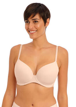 Biustonosz Freya UNDETECTED AA401708NAE Uw Moulded T-shirt Bra Natural Beige