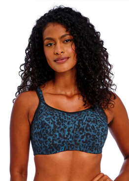 Biustonosz Sportowy Freya Active HIGH-OCTANE AC401003MIO Uw Sports Bra Midnight Leopard