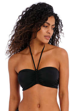 Biustonosz kąpielowy Freya JEWEL COVE AS7233PLK Uw Bandeau Bikini Top Plain Black