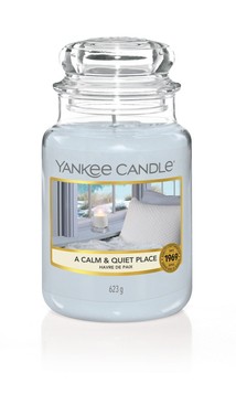 Duża świeca zapachowa Yankee Candle A CALM & QUIET PLACE