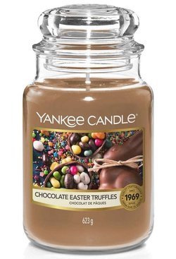Duża świeca zapachowa Yankee Candle CHOCOLATE EASTER TRUFFLES