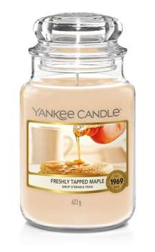 Duża świeca zapachowa Yankee Candle FRESHLY TAPPED MAPLE