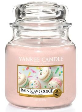 Duża świeca zapachowa Yankee Candle RAINBOW COOKIE