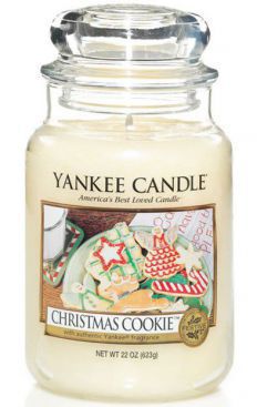 Duża świeca zapachowa Yankee Candle Snowflake Cookie