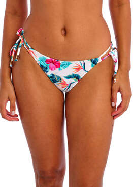 Figi kąpielowe Freya Swim PALM PARADISE AS205075WHE Tie Side Bikini Brief White