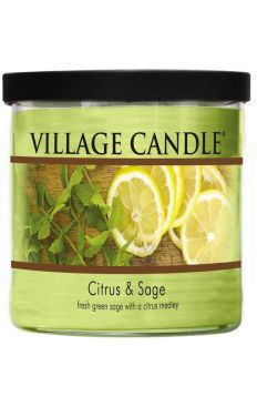 Mała świeca zapachowa Village Candle Citrus & Sage