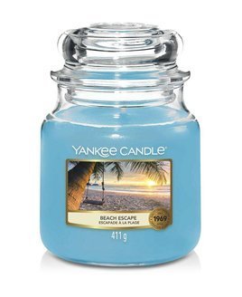 Średnia świeca zapachowa Yankee Candle BEACH ESCAPE
