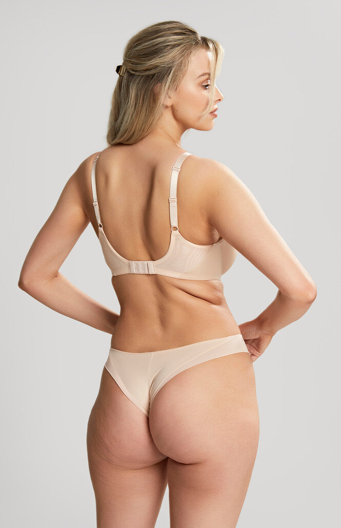 Cleo by Panache Faith Moulded Plunge Strapless Bra - Beige
