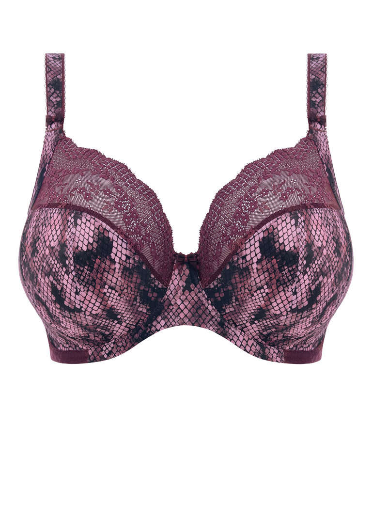 Elomi Lucie Plunge Stretch Bra - Rock 'n' Rose Available at The