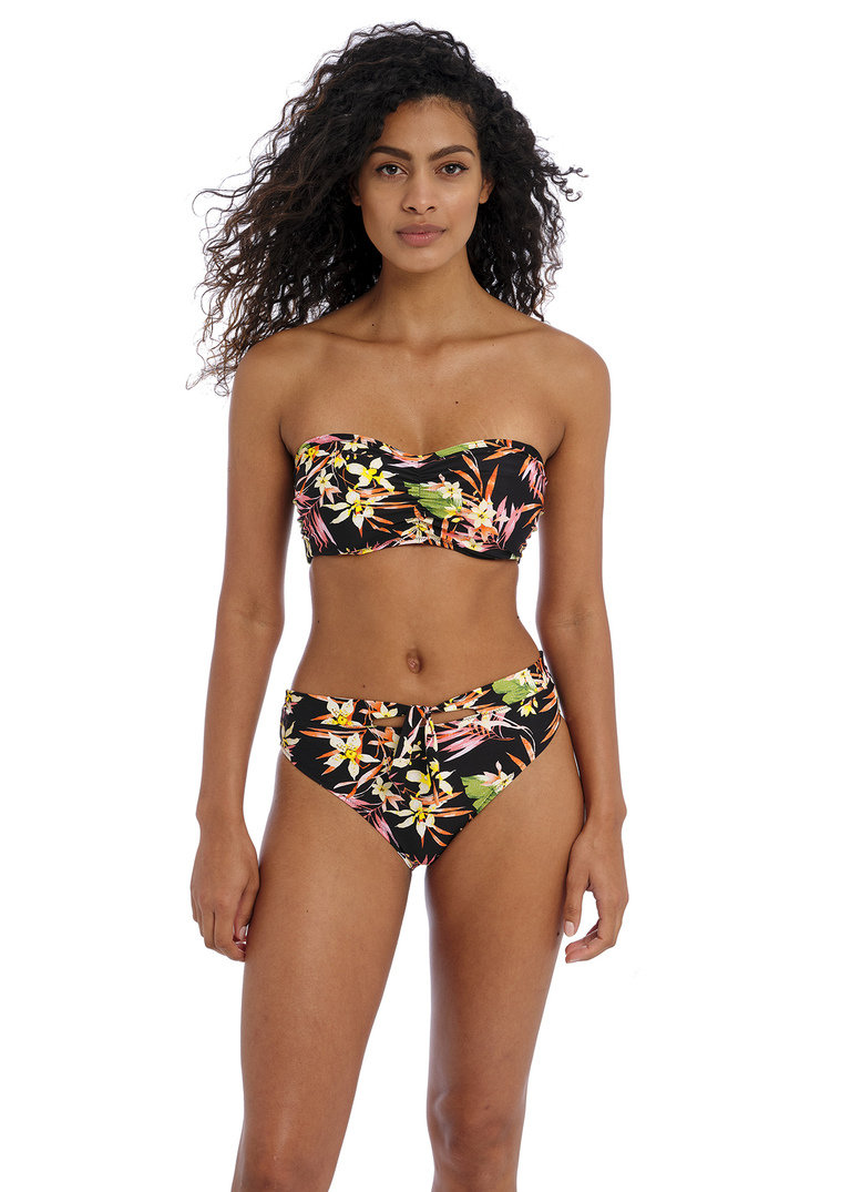 On the beach, Figi kąpielowe Freya Swim SAVANNA SUNSET AS204178MUI High  Waist Bikini Brief Multi