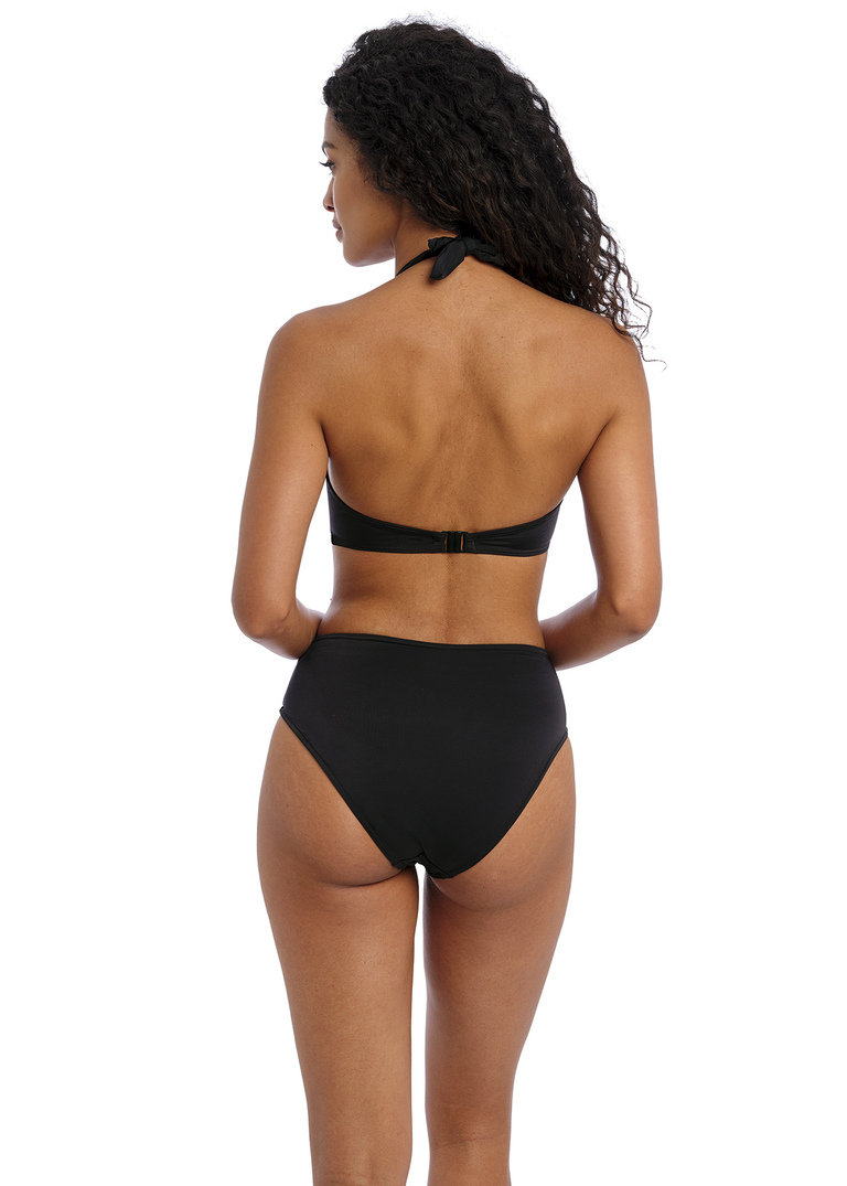 Freya jewel cove plain black bandeau biustonosz do stroju kąpielowego -  Biustyna