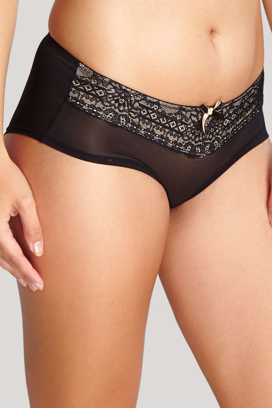 Underwear for Her, Panties, Szorty Panache SOPHIE MATERNITY 5824 Short  Black/Chai Black/Chai