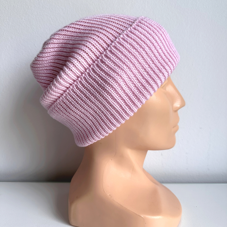 Beanie czapka z wełny merino VARELLA 100% Baby Merino 05 Jasny Róż