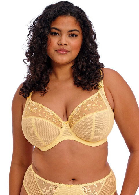 Biustonosz Elomi CHARLEY EL4380LEZ Uw Plunge Bra Lemon Fizz