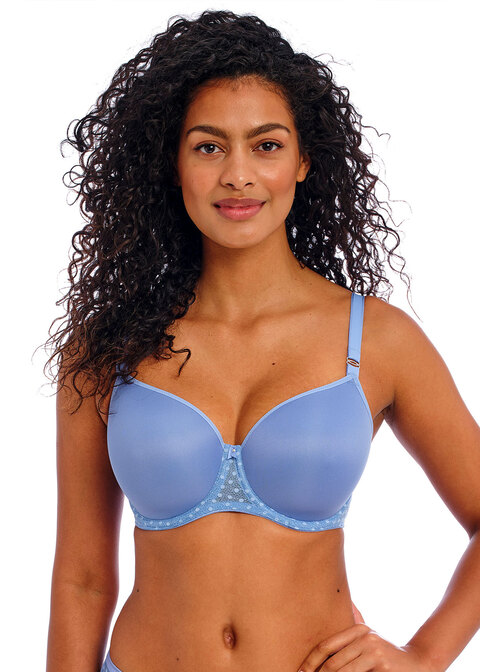 Biustonosz Freya STARLIGHT AA5200COR Uw Moulded Balcony T-shirt Bra Cornflower