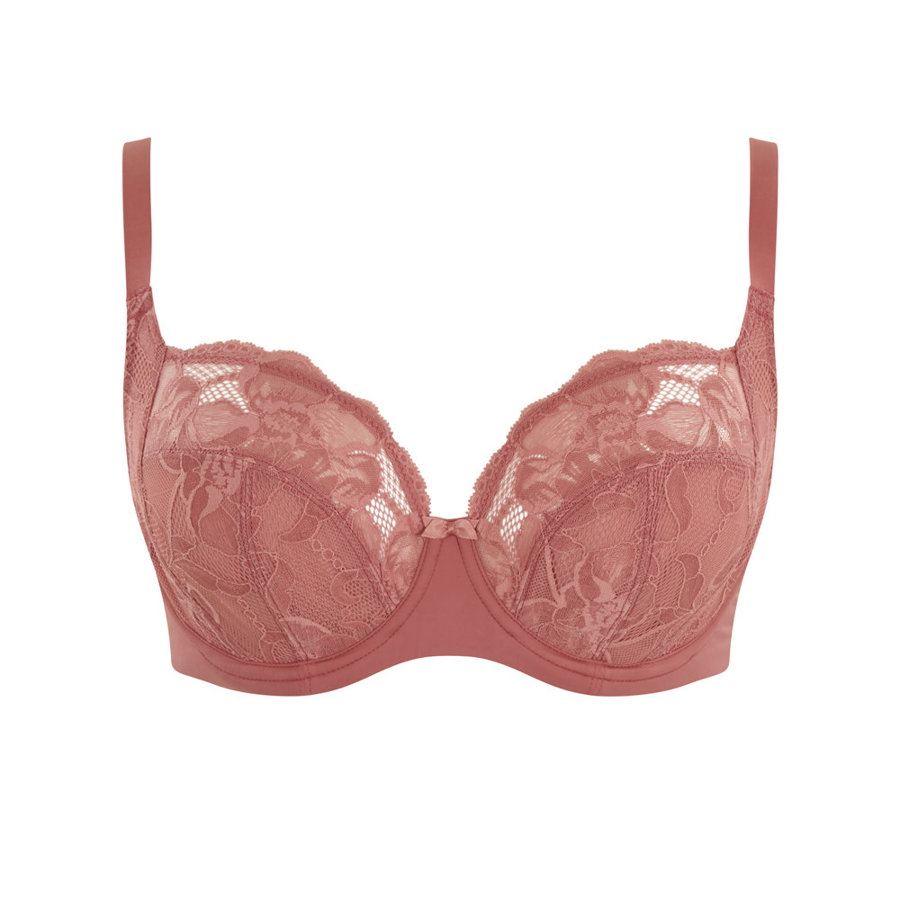 Biustonosz Panache ROCHA 10341 Biustonosz balkonowy z obniżonym mostkiem Garnet Rose