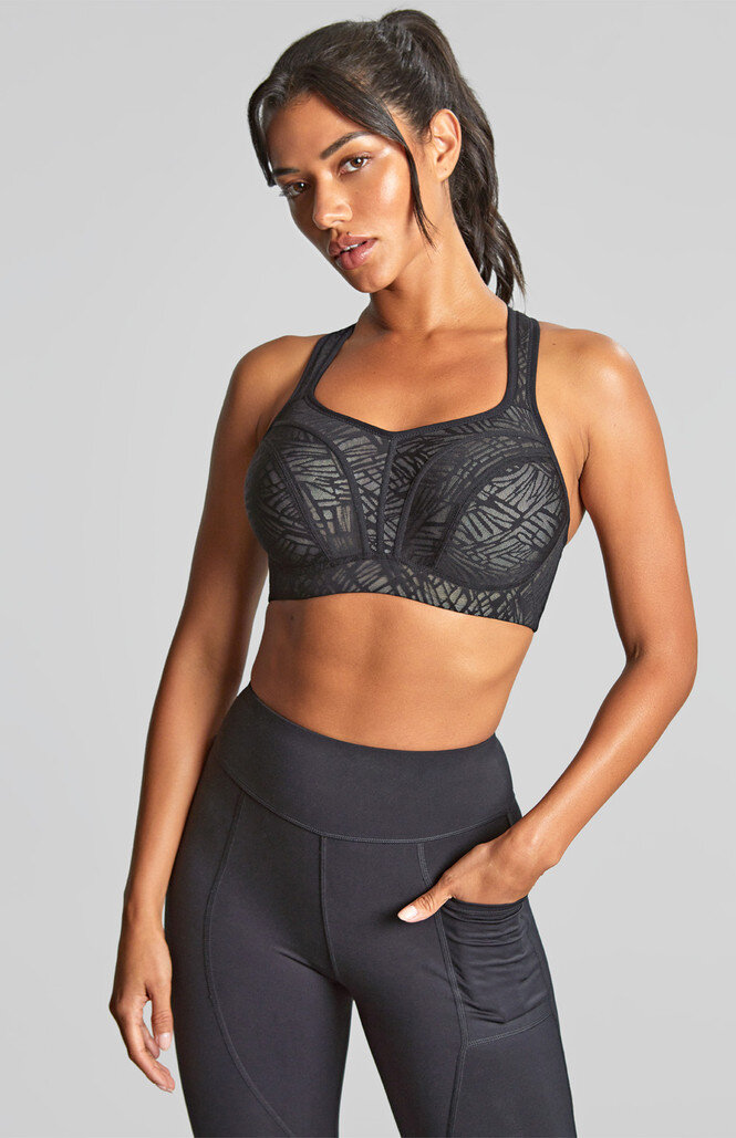 Biustonosz Panache SPORT 5021C Wired Sports Bra Black/Chalk