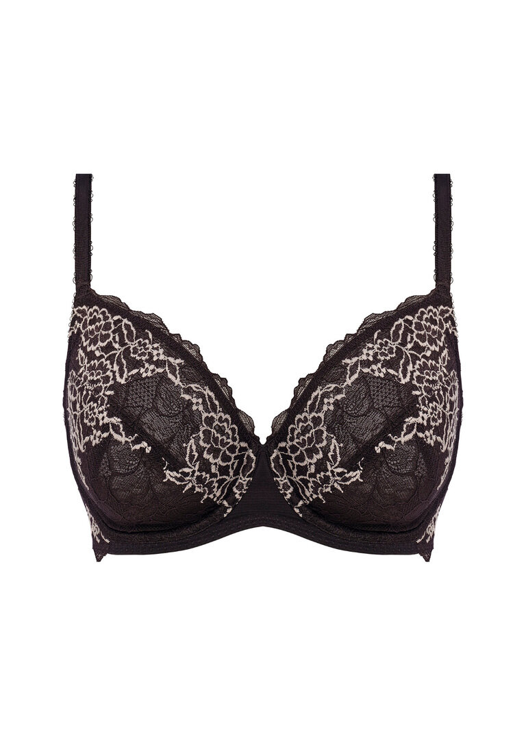 Biustonosz Wacoal LACE PERFECTION WE135002BAI Uw Bra Black / Ivory