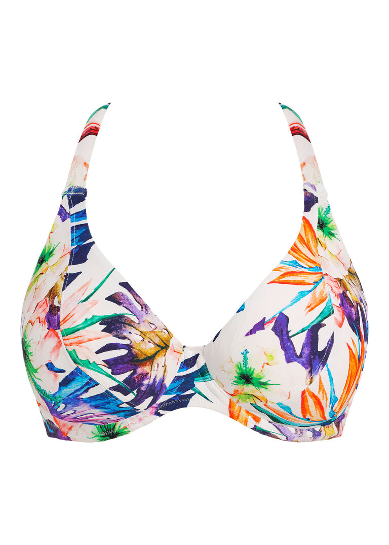 Biustonosz kąpielowy Fantasie Swim PARADISO FS501804MUI Uw Halter Bikini Top Multi