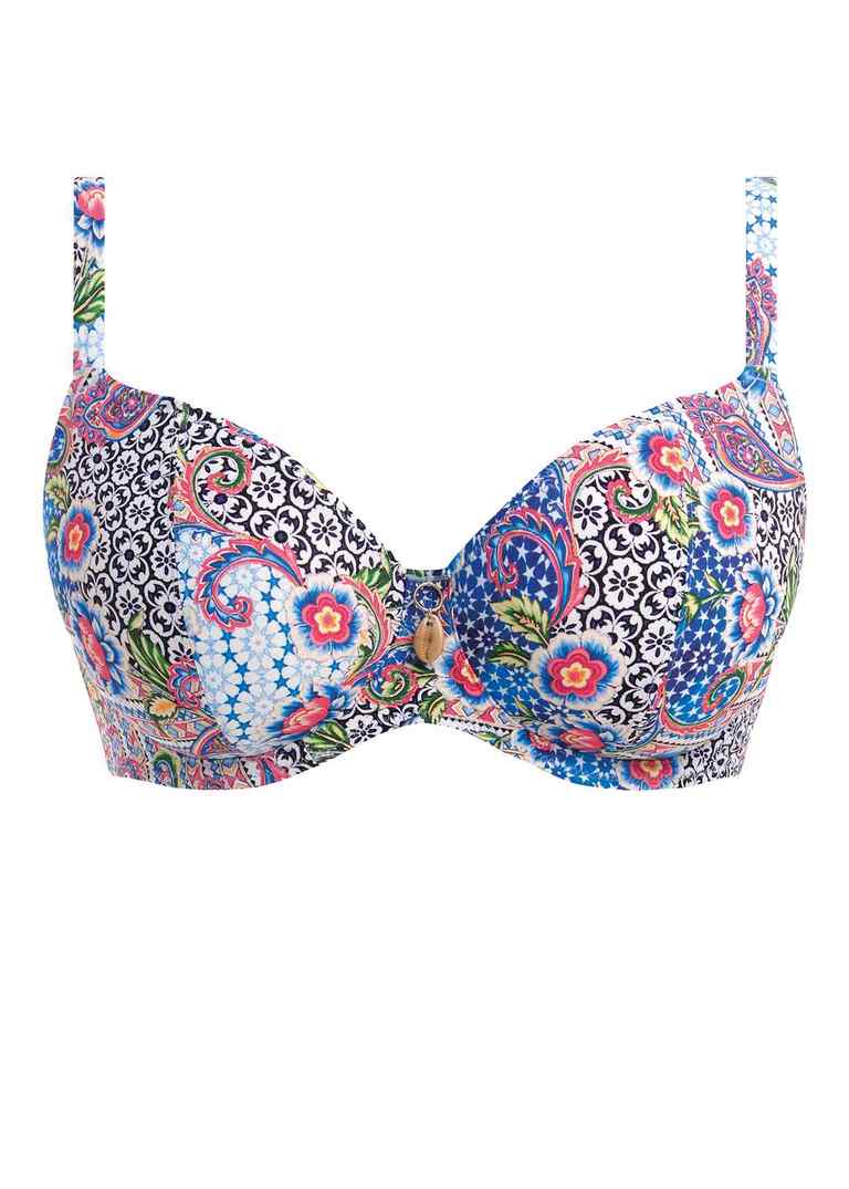 Biustonosz kąpielowy Freya Swim BOHO BREEZE AS202302MUI Uw Plunge Bikini Top Multi