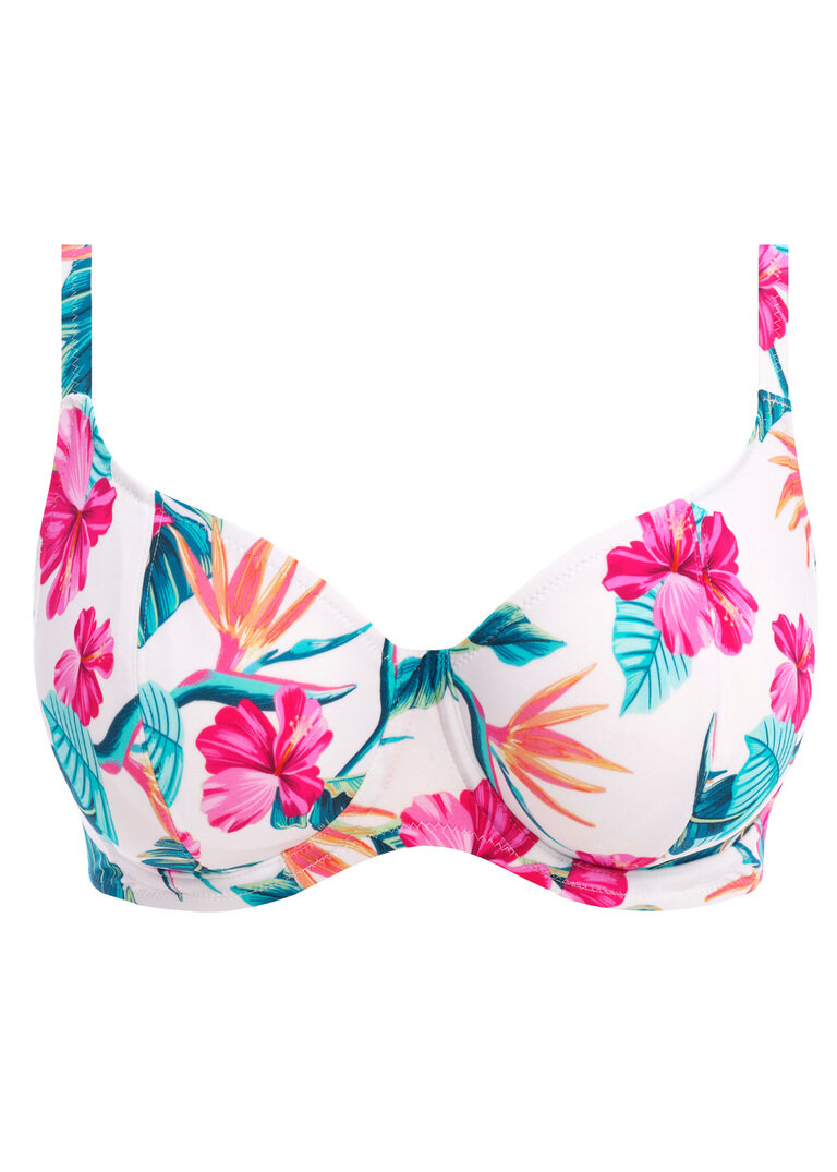 Biustonosz kąpielowy Freya Swim MIAMI SUNSET AS204902CAS Uw Plunge Bikini Top Cassis