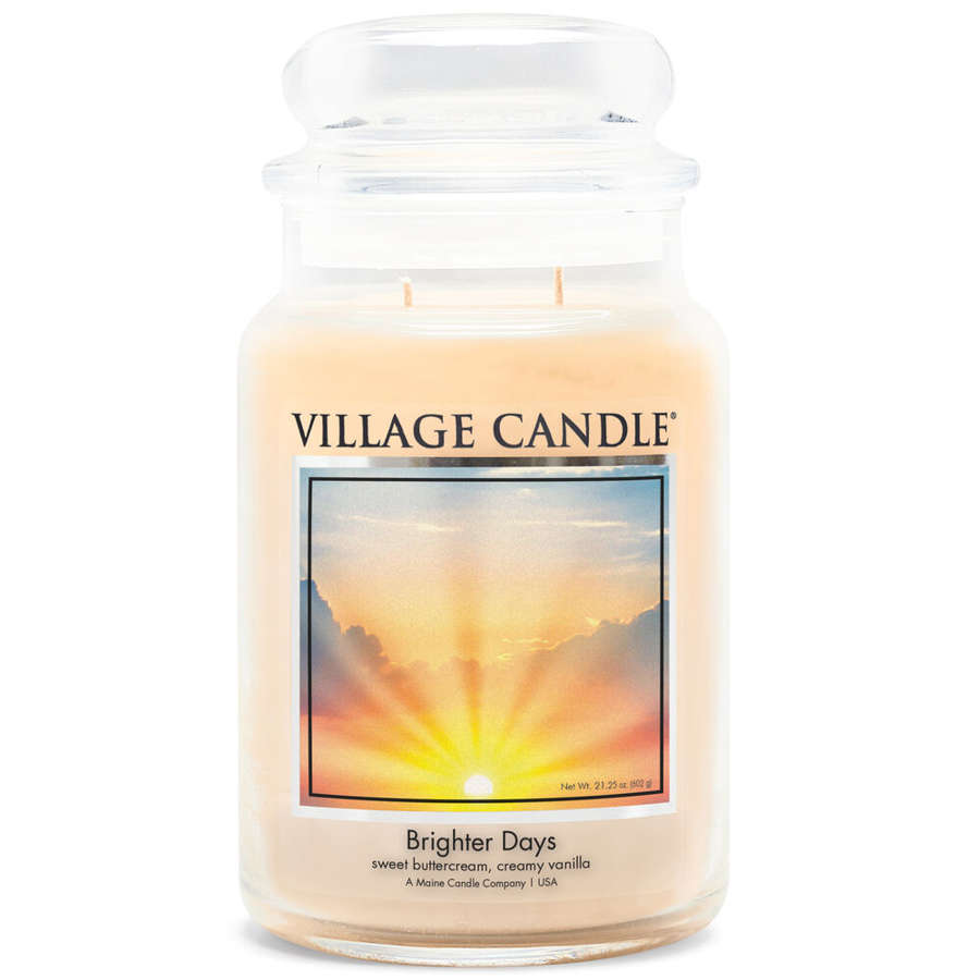 Duża świeca zapachowa Village Candle BRIGHTER DAYS Unity Collection
