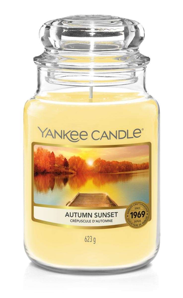 Duża świeca zapachowa Yankee Candle AUTUMN SUNSET