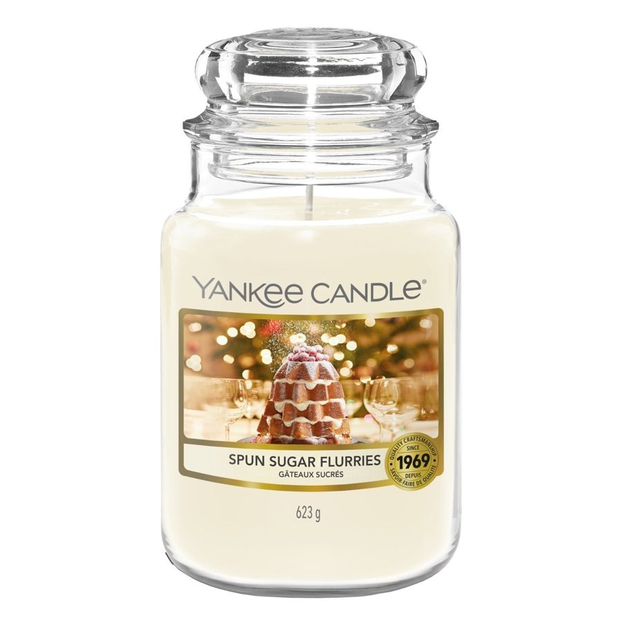 Duża świeca zapachowa Yankee Candle SNOWFLAKE KISSES