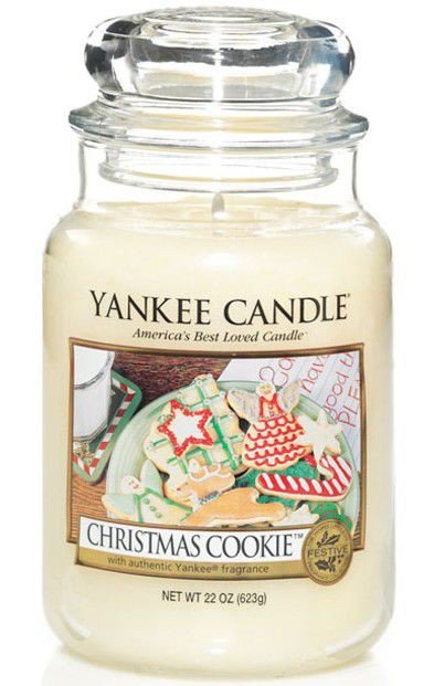 Duża świeca zapachowa Yankee Candle Snowflake Cookie