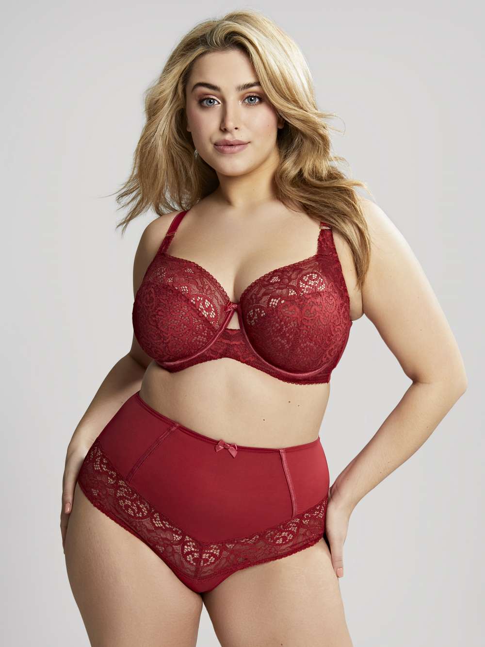 Figi Sculptresse by Panache ESTEL 9684 High Waist Pant Raspberry