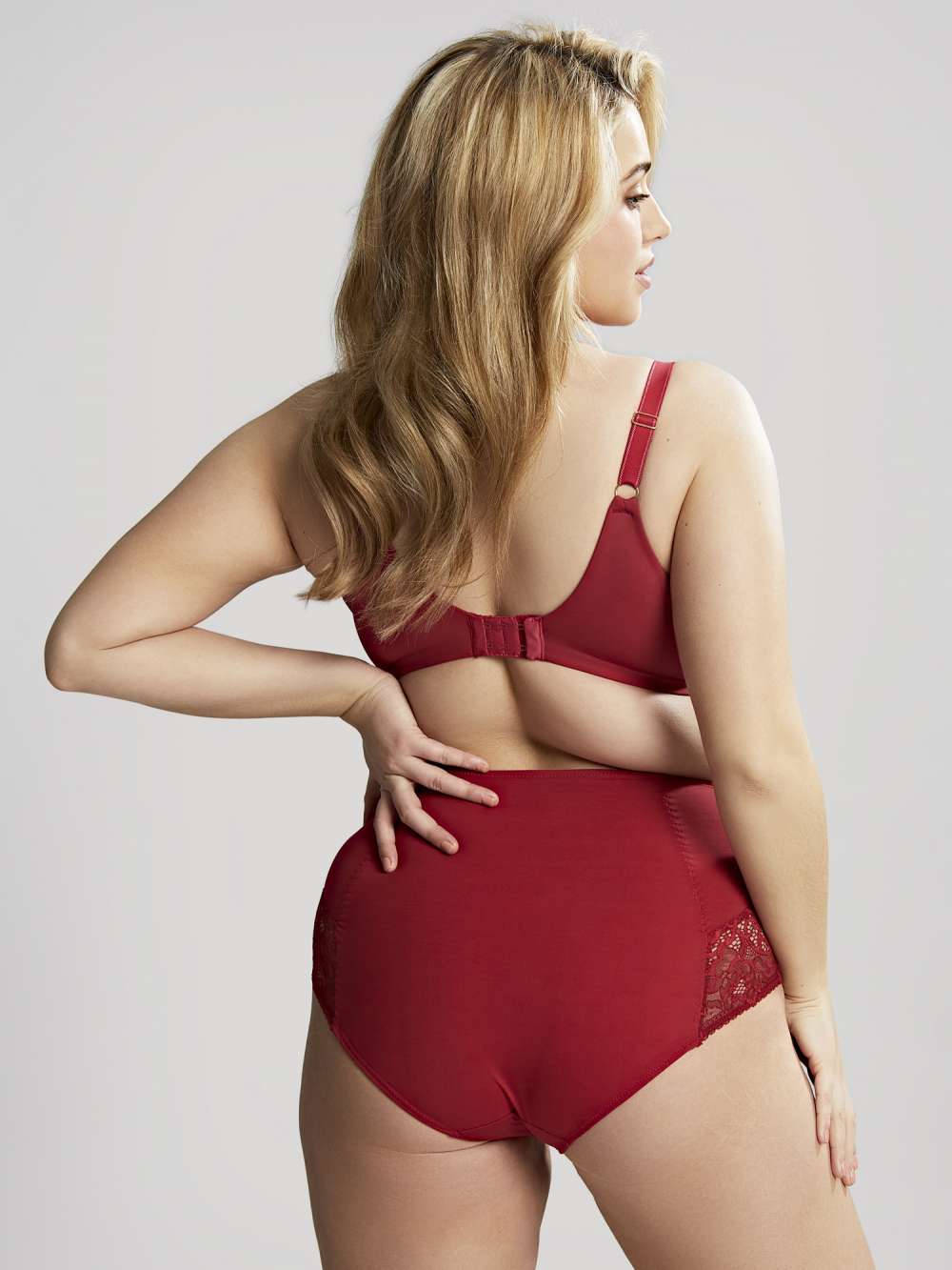 Figi Sculptresse by Panache ESTEL 9684 High Waist Pant Raspberry