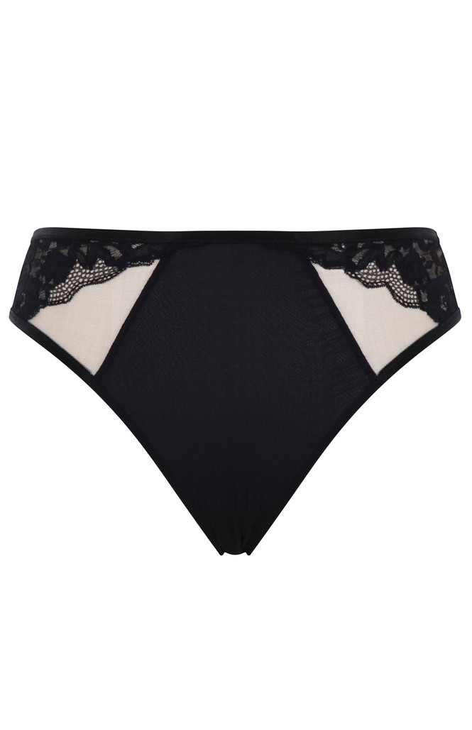 Figi Sculptresse by Panache JOSEPHINE 10852 High Leg Brief Black/Latte