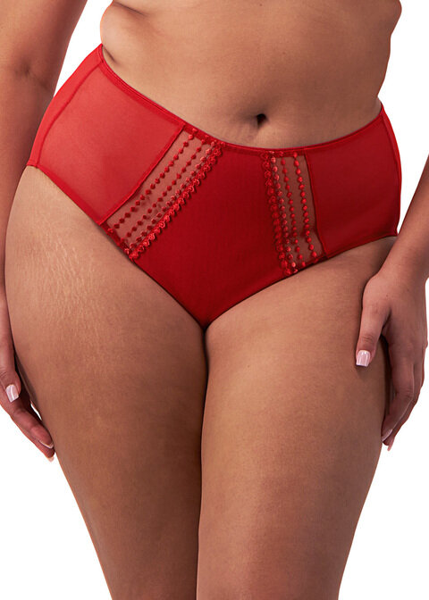 Figi damskie Elomi MATILDA EL8906HAD Full Brief Haute Red