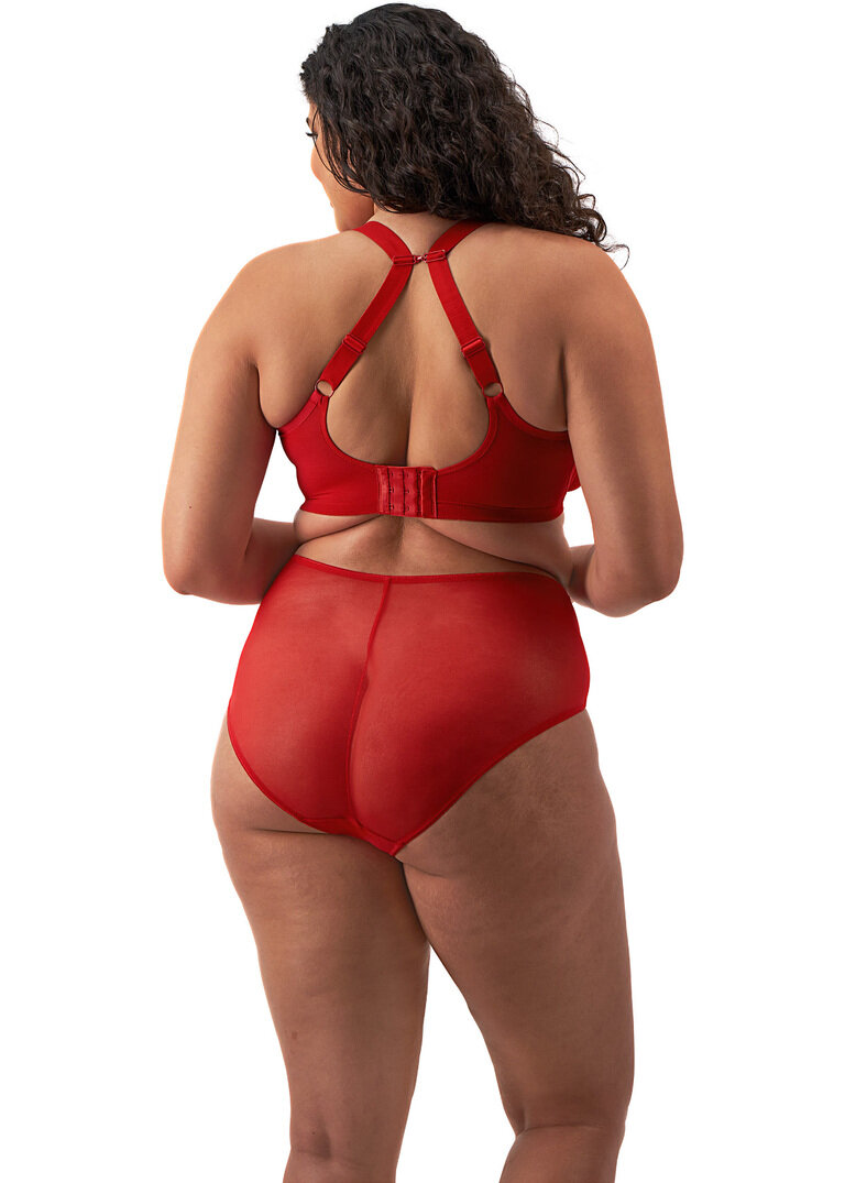 Figi damskie Elomi MATILDA EL8906HAD Full Brief Haute Red