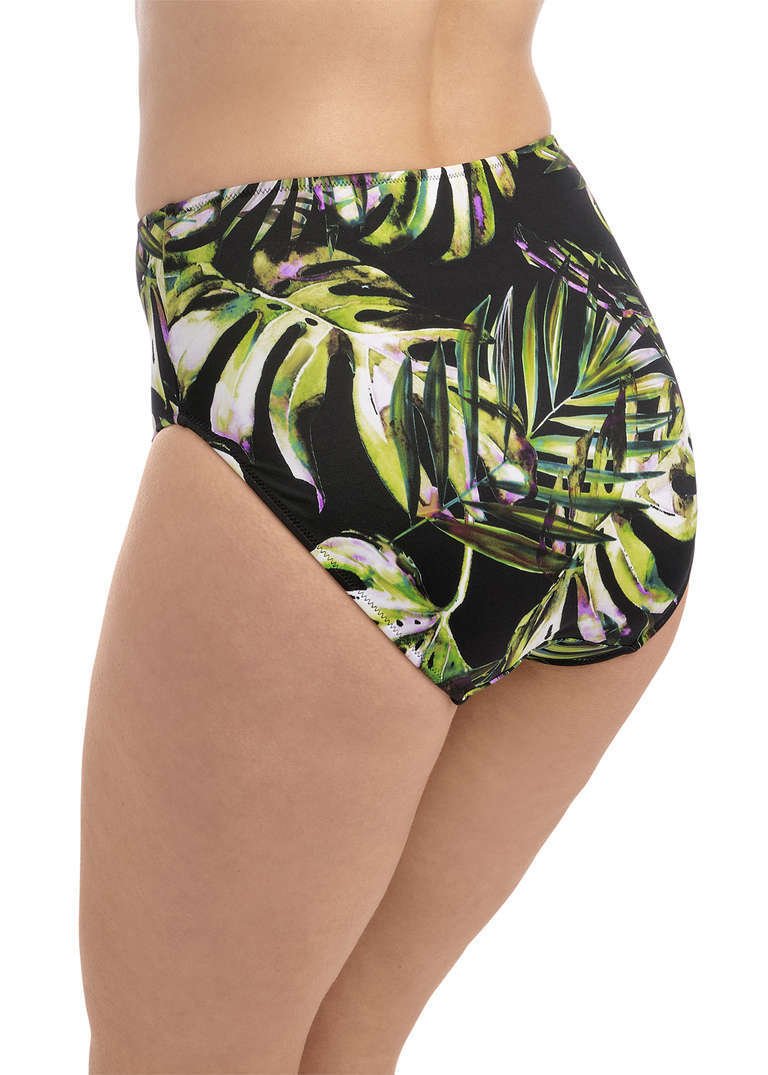 Figi kąpielowe Fantasie Swim PALM VALLEY FS6767BLK High Rise / High Leg Brief Black