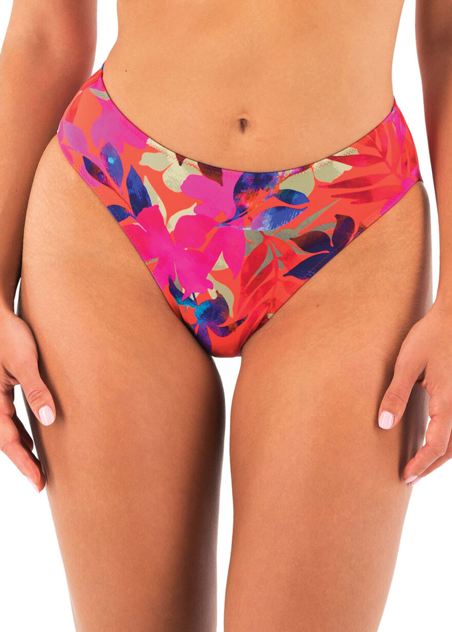 Figi kąpielowe Fantasie Swim PLAYA DEL CARMEN FS504372BAR Mid Rise Bikini Brief Beach Party