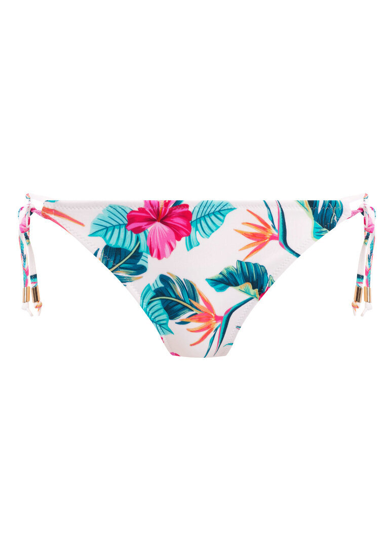 Figi kąpielowe Freya Swim PALM PARADISE AS205075WHE Tie Side Bikini Brief White