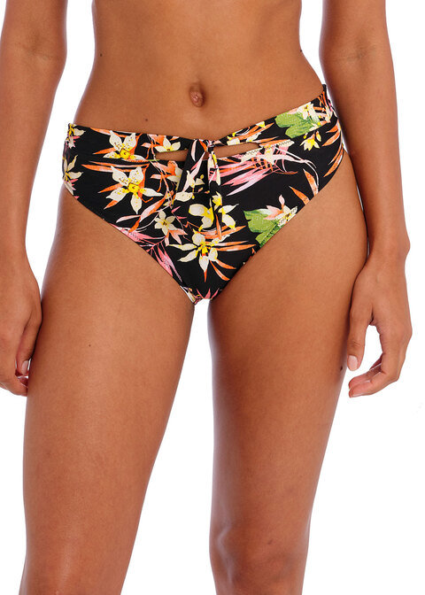 KOMPLET - Dwuczęściowy strój kąpielowy Freya Swim SAVANNA SUNSET Multi AS204102MUI Uw Plunge Bikini Top (30D, 30F)  + wybrane majtki