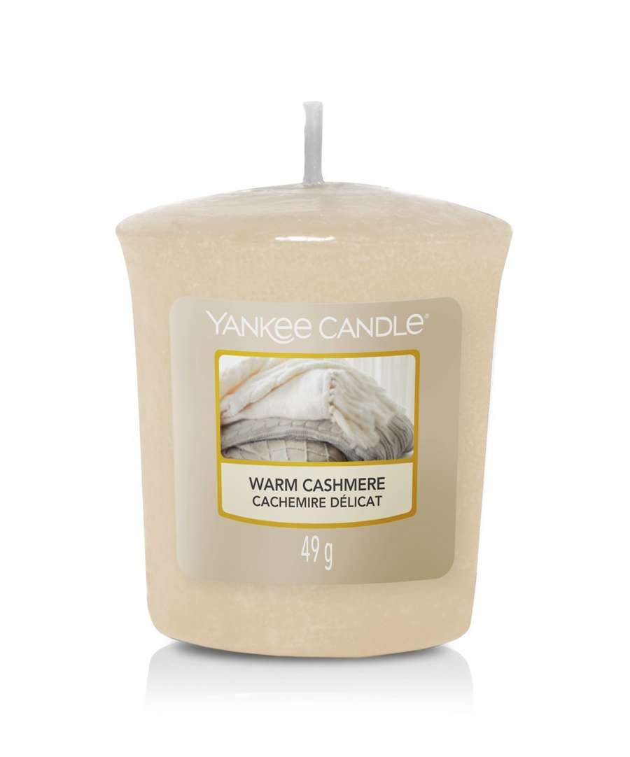 Mała świeczka zapachowa Votive Yankee Candle WARM CASHMERE