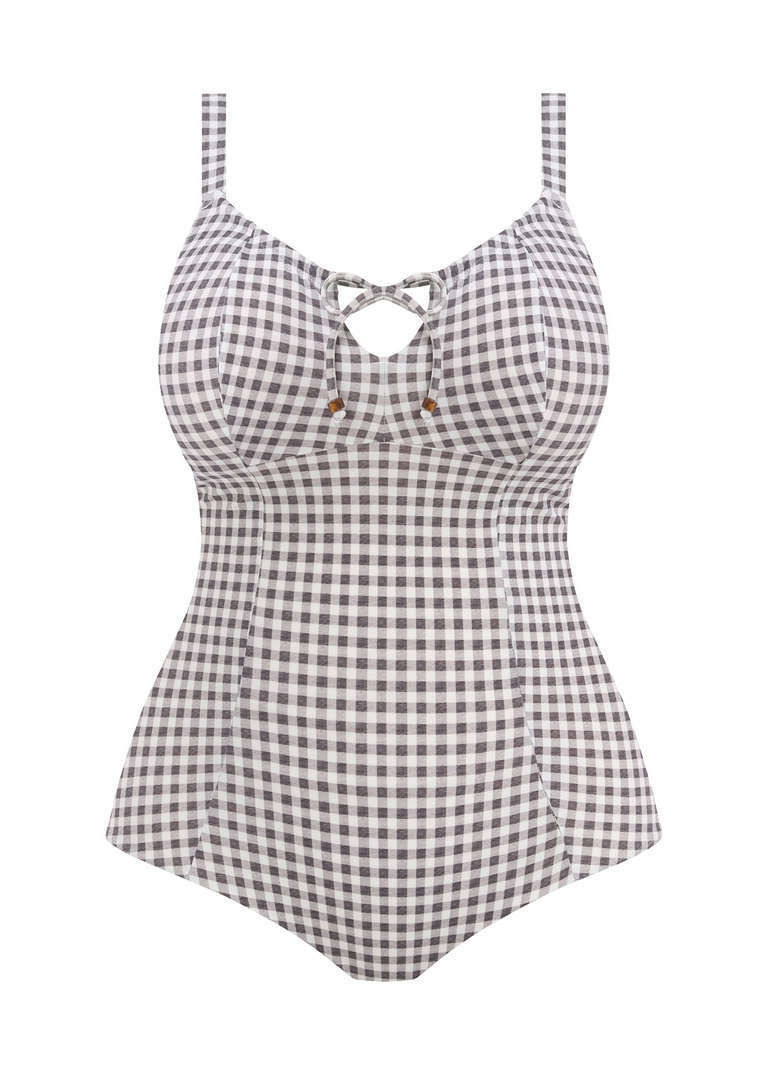 Strój kąpielowy Elomi Swim CHECKMATE ES800345GYL Non Wired Moulded Swimsuit Grey Marl