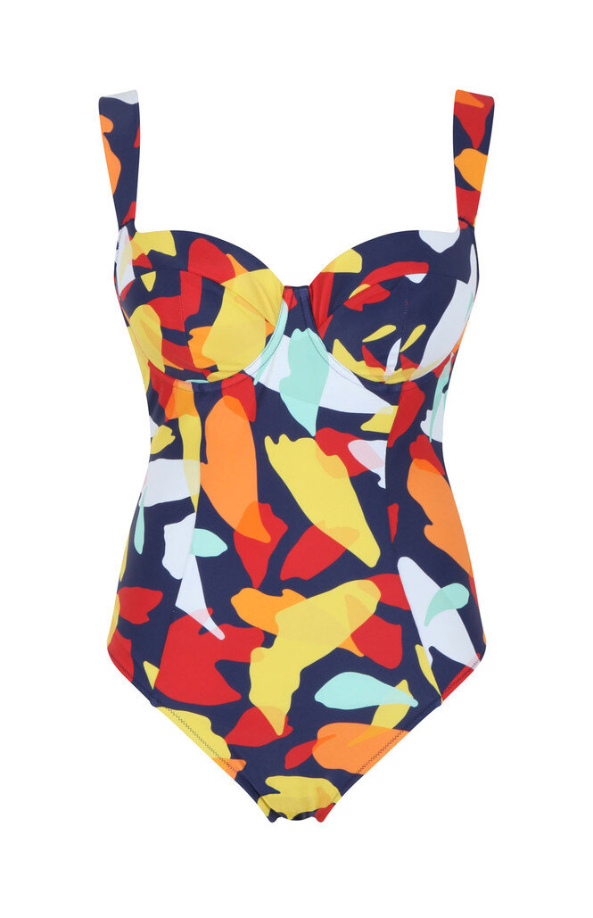 Strój kąpielowy jednoczęściowy Panache PUGLIA SW1850 Monica Balcony Swimsuit Puglia Print