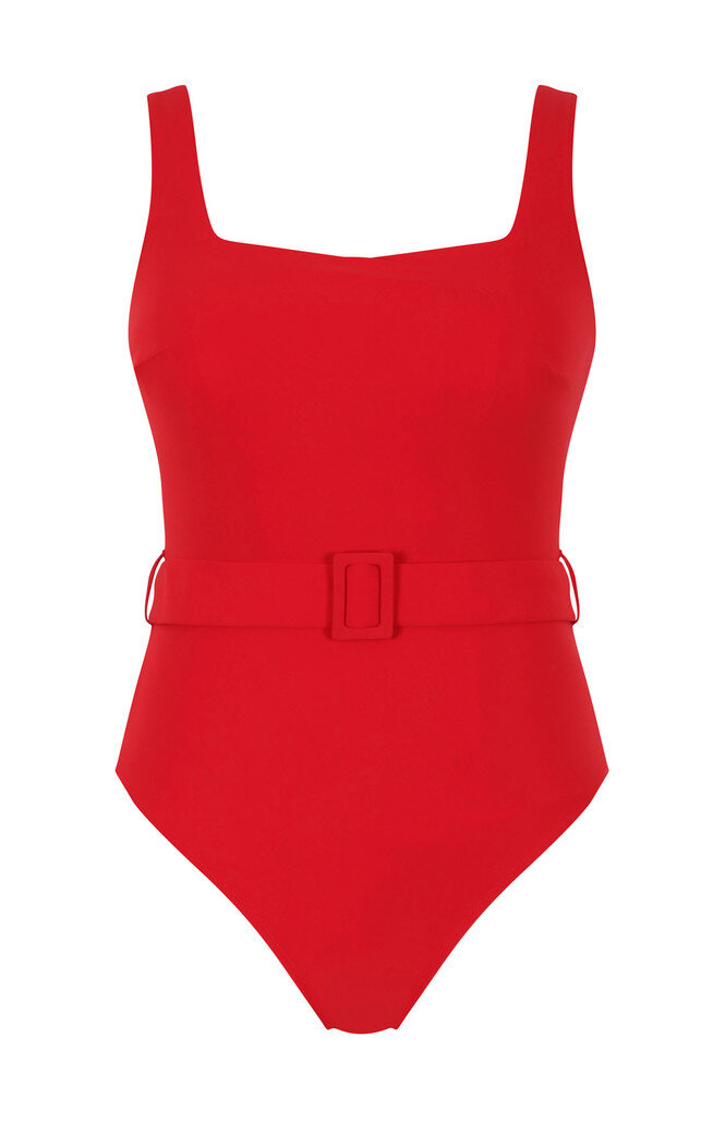 Strój kąpielowy jednoczęściowy Panache Swim SERENA SW1750 Square Neck Swimsuit Rossa Red