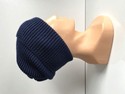 Beanie czapka z wełny merino VARELLA 100% Baby Merino 13 Granatowy