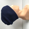 Beanie czapka z wełny merino VARELLA 100% Baby Merino 13 Granatowy