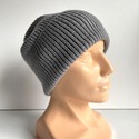 Beanie czapka z wełny merino VARELLA 100% Baby Merino 19 Szary